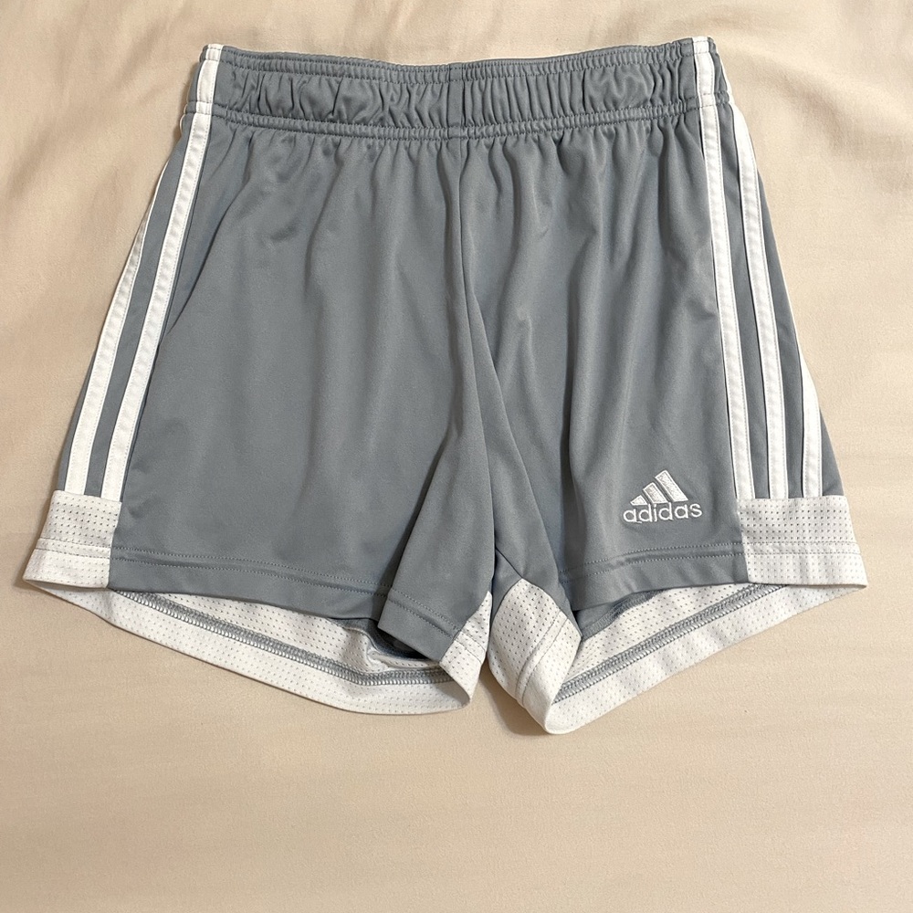 adidas gray shorts